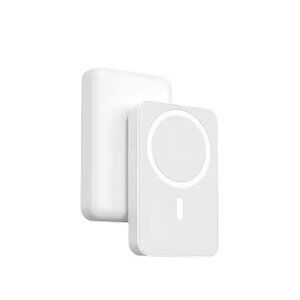 White 5000mAh Magnetic Battery Pack(Not Apple Brand)